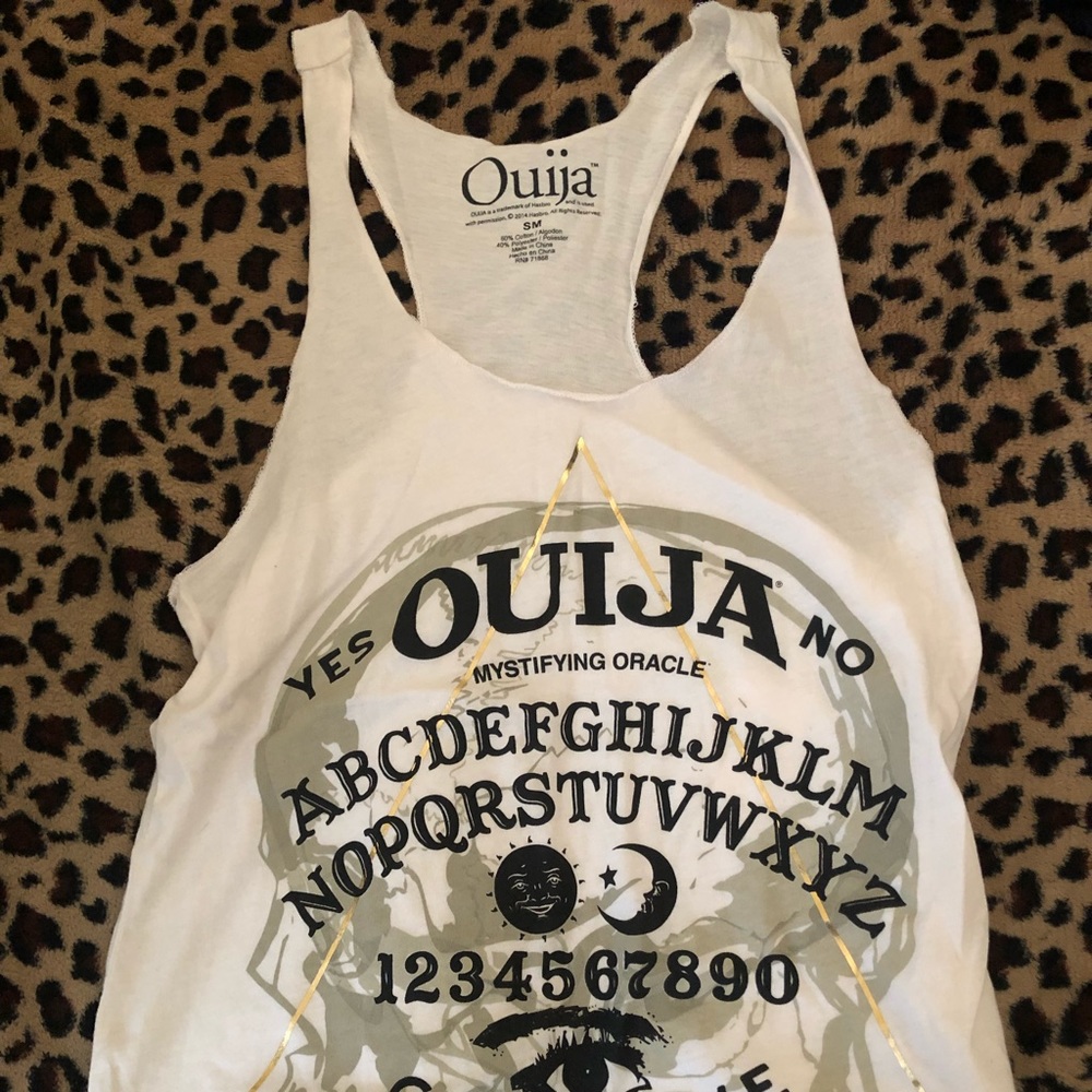Ouija board racerback tank
